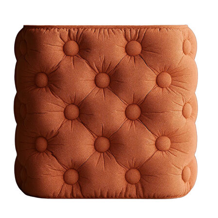 Kapitone Desenli Modern Saksı