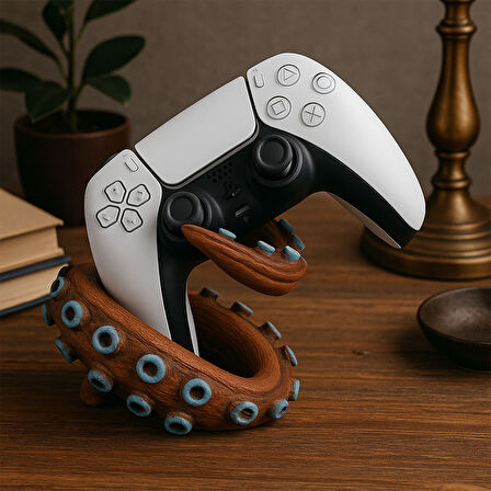 Ahtapot Tasarımlı Gamepad Standı