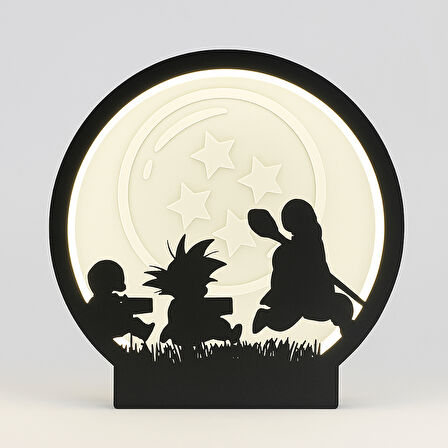 Anime Siluet Tasarımlı Led Masa Laması Dekoratif Işık