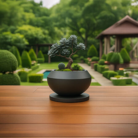 Dekoratif Bonsai Saksı