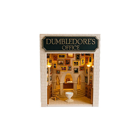 Dumbledore Ofisi Kitaplık Dekoru