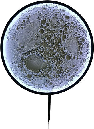 LUNAR CRATER  Ay Lamba - 50 cm Duvar Tipi Aydınlatma