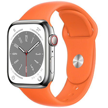 Forzacase Apple Watch Serisi 42-44-45-49 mm Uyumlu Silikon Kordon Kayış - FC005