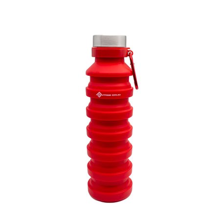 FreeCamp FC-205266-KRM Katlanır Karabinalı Matara 220 ml Kırmızı