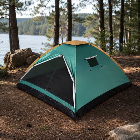 FreeCamp FC-205770-YSL Monodome Plus 4 Kişilik Kamp Çadırı Yeşil