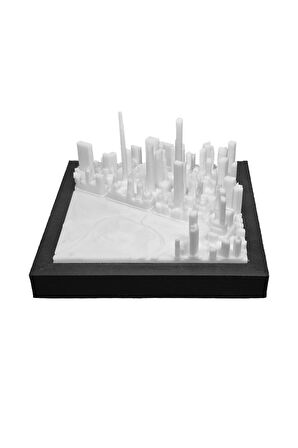 Amerika New York Central Park Minyatür Duvar ve Masa Dekorasyonu Üç Boyutlu Mini Tablo