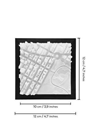 Amerika New York Central Park Minyatür Duvar ve Masa Dekorasyonu Üç Boyutlu Mini Tablo