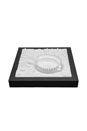 İtalya Roma Colosseum Kolezyum Minyatür Duvar ve Masa Dekorasyonu Üç Boyutlu Mini Tablo