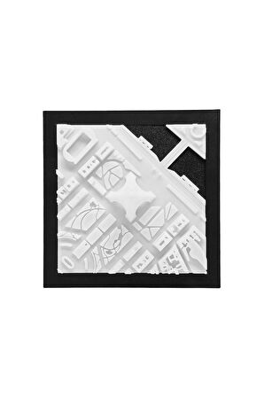 Fransa Paris Eiffel Tower Eyfel Kulesi Minyatür Duvar ve Masa Dekorasyonu Üç Boyutlu Mini Tablo