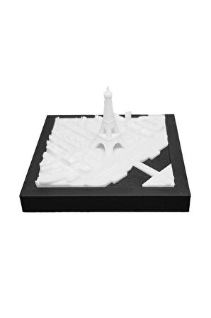 Fransa Paris Eiffel Tower Eyfel Kulesi Minyatür Duvar ve Masa Dekorasyonu Üç Boyutlu Mini Tablo