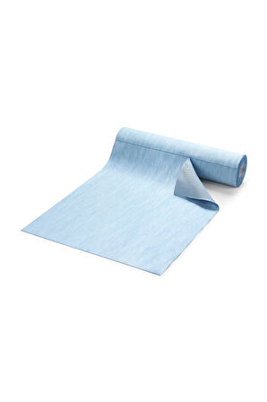 Rulo Mikrofiber Cam Bezi 30x40 20 Yapraklı Mavi