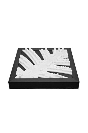 Dubai Palm Jumeriah Minyatür Duvar ve Masa Dekorasyonu Üç Boyutlu Mini Tablo