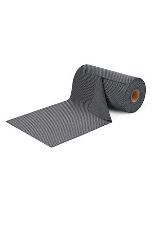 Çok Amaçlı Rulo Mikrofiber Temizlik Bezi 30x30 24 Yapraklı Desenli Gri