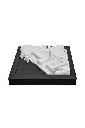 Italya Venedik San Marco St. Mark Basilica Minyatür Duvar ve Masa Dekorasyonu Üç Boyutlu Mini Tablo