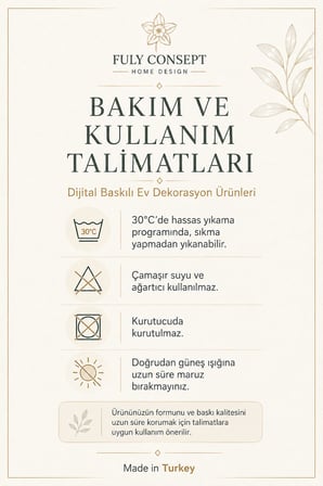 Vintage Desenli Dijital Baskılı Salon Halısı Petrol Mavisi Krem Kiremit