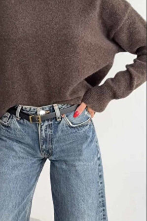 BİSİKLET YAKA ŞARDONLU TRİKO KAZAK