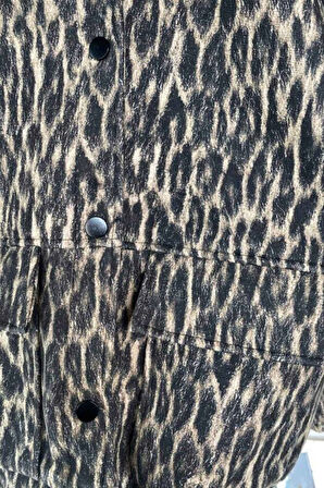 LEOPAR KAŞE MASSIMO MODEL BOMBER CEKET