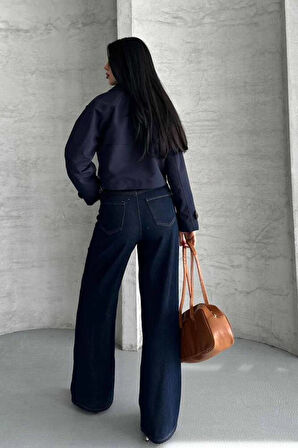 TRENÇKOT CROP PREMIUM KALİTE ASTARLI