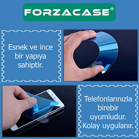 Forzacase Samsung Galaxy A54 ile uyumlu Nano Esnek Ekran Koruyucu Film - FC001