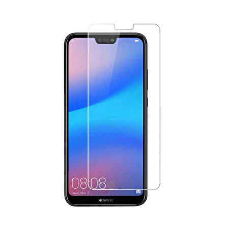 Forzacase Huawei P20 Lite ile uyumlu Temperli Kırılmaz Cam Ekran Koruyucu - FC002