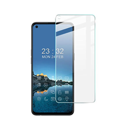 Forzacase Oppo Reno 5 / 5 Lite ile uyumlu Temperli Kırılmaz Cam Ekran Koruyucu - FC002