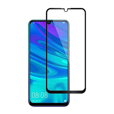 Forzacase Huawei P Smart 2019 ile uyumlu Çerçeveli Tam Kaplayan Temperli Ekran Koruyucu - FC003