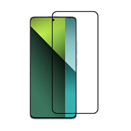 Forzacase Xiaomi Redmi Note 13 Pro 5G Çerçeveli Tam Kaplayan Temperli Ekran Koruyucu - FC003