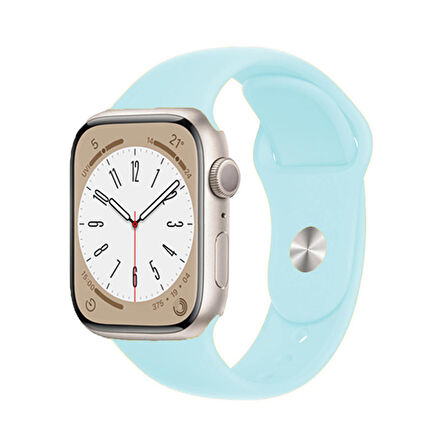 Forzacase Apple Watch 38 / 40 / 41 mm uyumlu Silikon Kordon Kayış - FC004