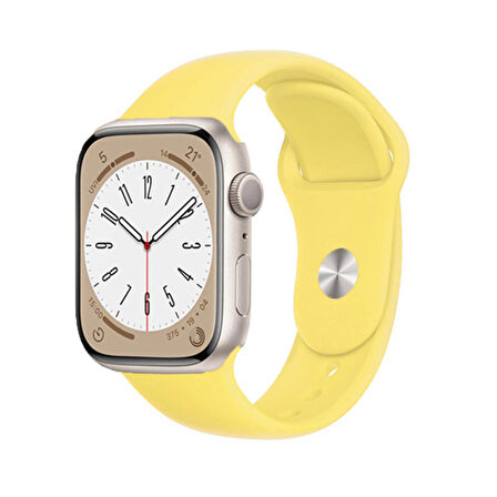 Forzacase Apple Watch 42 / 44 / 45 / 49 mm uyumlu Silikon Kordon Kayış - FC005