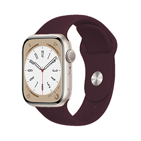 Forzacase Apple Watch 42 / 44 / 45 / 49 mm uyumlu Silikon Kordon Kayış - FC005