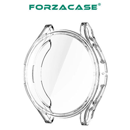 Forzacase Samsung Galaxy Watch5 44mm Önü Kapalı Ekran Korumalı Silikon Kılıf - FC010