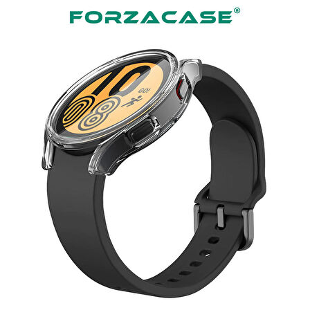 Forzacase Samsung Galaxy Watch5 44mm Önü Kapalı Ekran Korumalı Silikon Kılıf - FC010