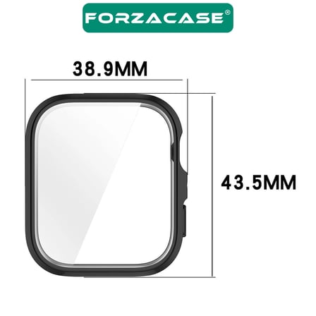 Forzacase Huawei Watch Fit 5 ile uyumlu Önü Kapalı Ekran Korumalı Silikon Kılıf - FC010