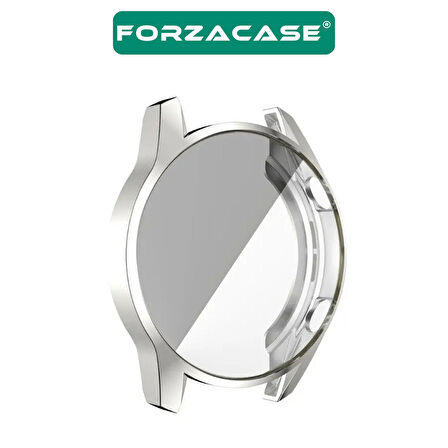 Forzacase Huawei Watch GT 2 46mm ile uyumlu Önü Kapalı Ekran Korumalı Silikon Kılıf - FC010