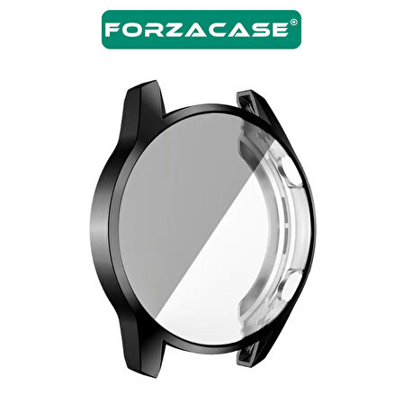 Forzacase Huawei Watch GT 2 46mm ile uyumlu Önü Kapalı Ekran Korumalı Silikon Kılıf - FC010