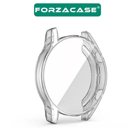 Forzacase Huawei Watch GT 2 46mm ile uyumlu Önü Kapalı Ekran Korumalı Silikon Kılıf - FC010