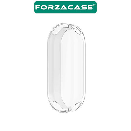 Forzacase Xiaomi Mi Band 9 ile uyumlu Önü Kapalı Ekran Korumalı Silikon Kılıf - FC010