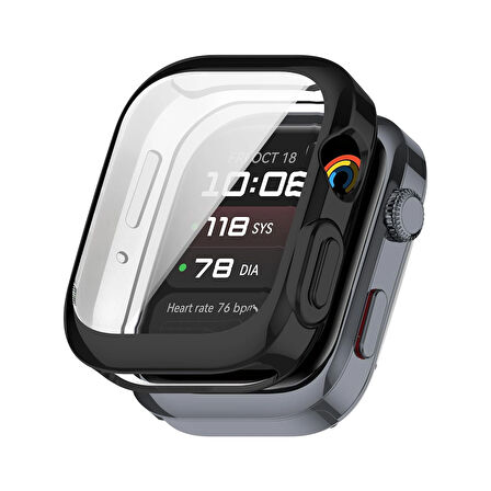 Forzacase Huawei Watch D2 ile uyumlu Önü Kapalı Ekran Korumalı Silikon Kılıf - FC010