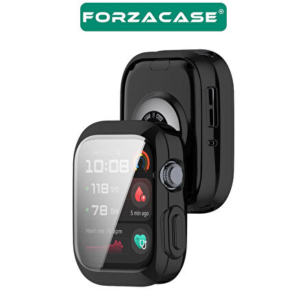 Forzacase Huawei Watch D2 ile uyumlu Önü Kapalı Ekran Korumalı Silikon Kılıf - FC010