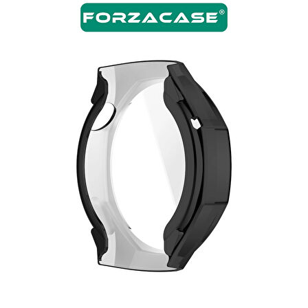 Forzacase Huawei Watch GT6 46mm ile uyumlu Önü Kapalı Ekran Korumalı Silikon Kılıf - FC010