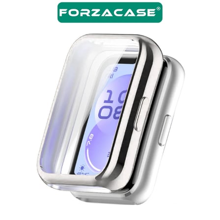 Forzacase Huawei Band 11 ile uyumlu Önü Kapalı Ekran Korumalı Silikon Kılıf - FC010