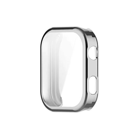 Forzacase Xiaomi Redmi Watch 6 ile uyumlu Önü Kapalı Ekran Korumalı Silikon Kılıf - FC010