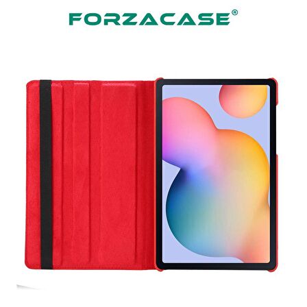 Forzacase Samsung Galaxy Tab S6 Lite 10.4 P610 için 360 Derece Döner Standlı Kılıf - FC012