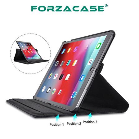 Forzacase iPad Mini 4 / Mini 5 için 360 Derece Döner Standlı Kılıf - FC012