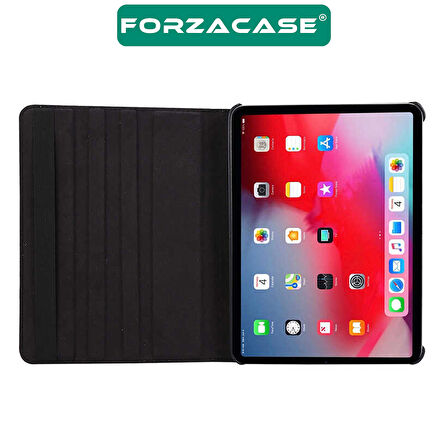 Forzacase iPad Air 11 2024 için 360 Derece Döner Standlı Kılıf - FC012