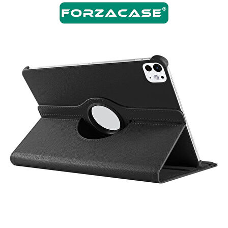 Forzacase iPad Pro 11 2024 için 360 Derece Döner Standlı Kılıf - FC012