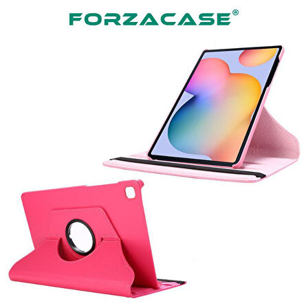 Forzacase Samsung Galaxy Tab S6 Lite 10.4 2022 için 360 Derece Döner Standlı Kılıf - FC012