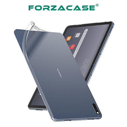 Forzacase Huawei Matepad 10.4 inch ile Uyumlu Silikon Kılıf Şeffaf - FC013