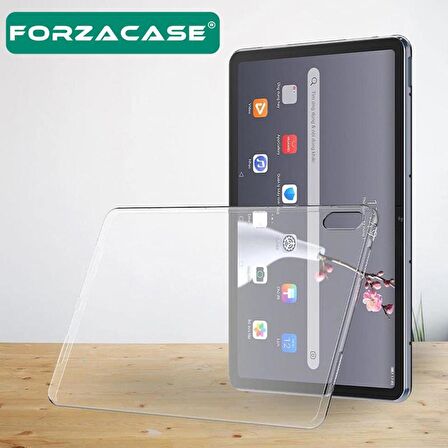 Forzacase Huawei Matepad 10.4 inch ile Uyumlu Silikon Kılıf Şeffaf - FC013