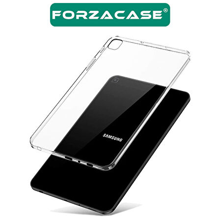 Forzacase Samsung Galaxy Tab A7 T500 ile Uyumlu Silikon Kılıf Şeffaf - FC013